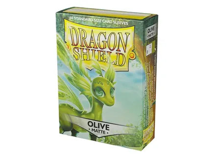 Dragon Shield: Matte Olive - 60 Protective Sleeves
