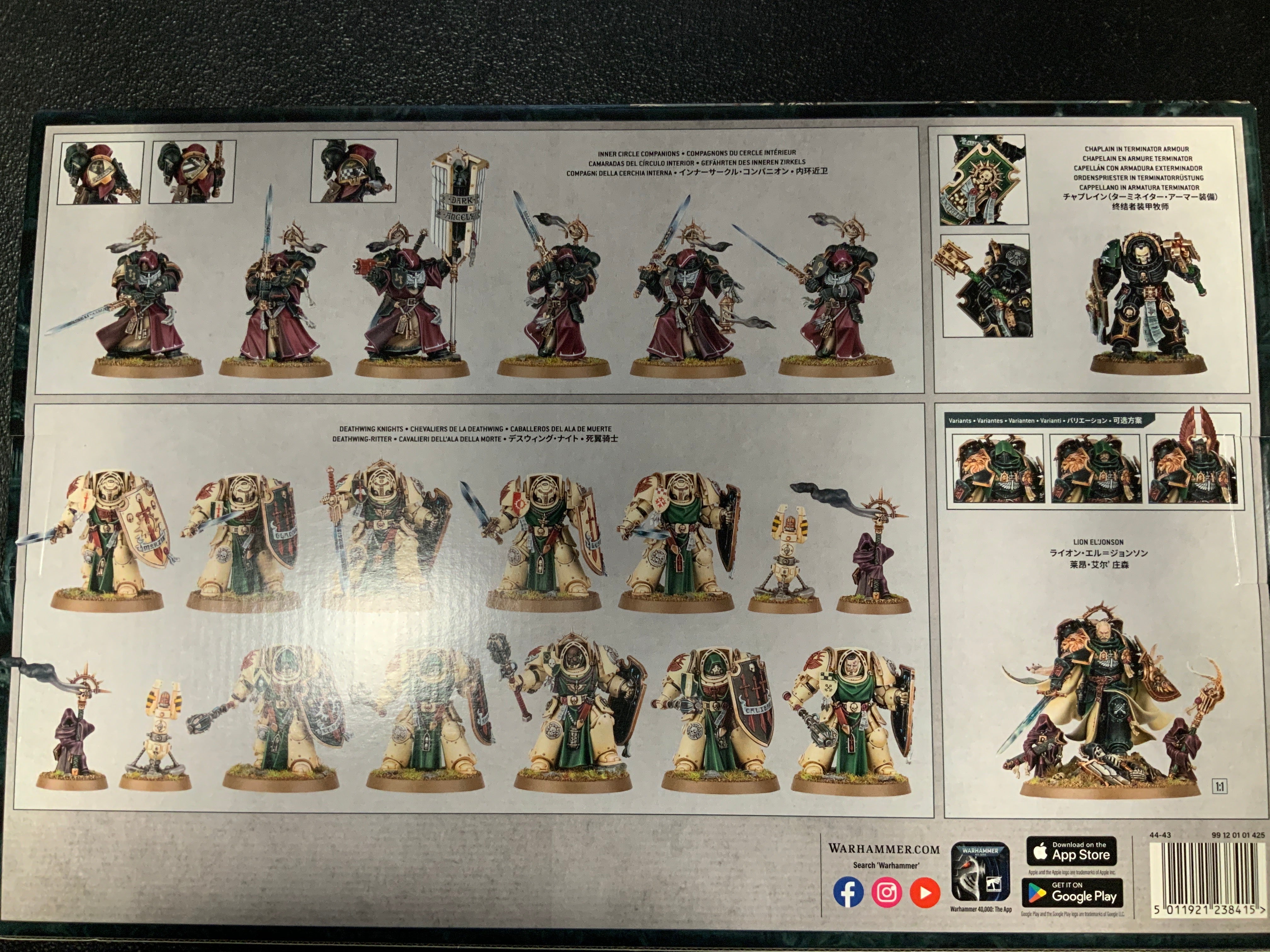 Dark Angels : Inner Circle Task Force Battlebox