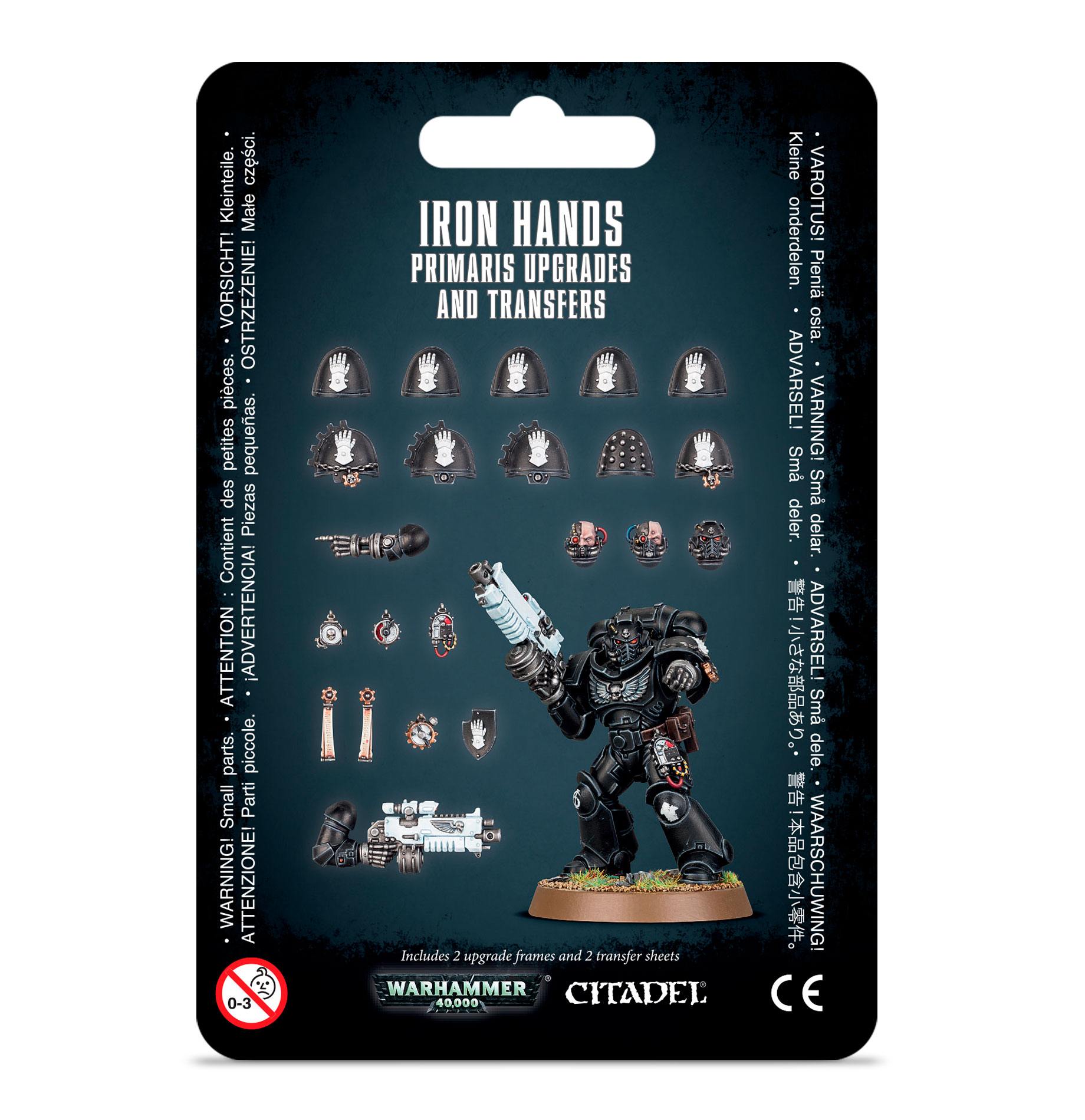Space Marines Iron Hands Primaris Upgrades & Transfers