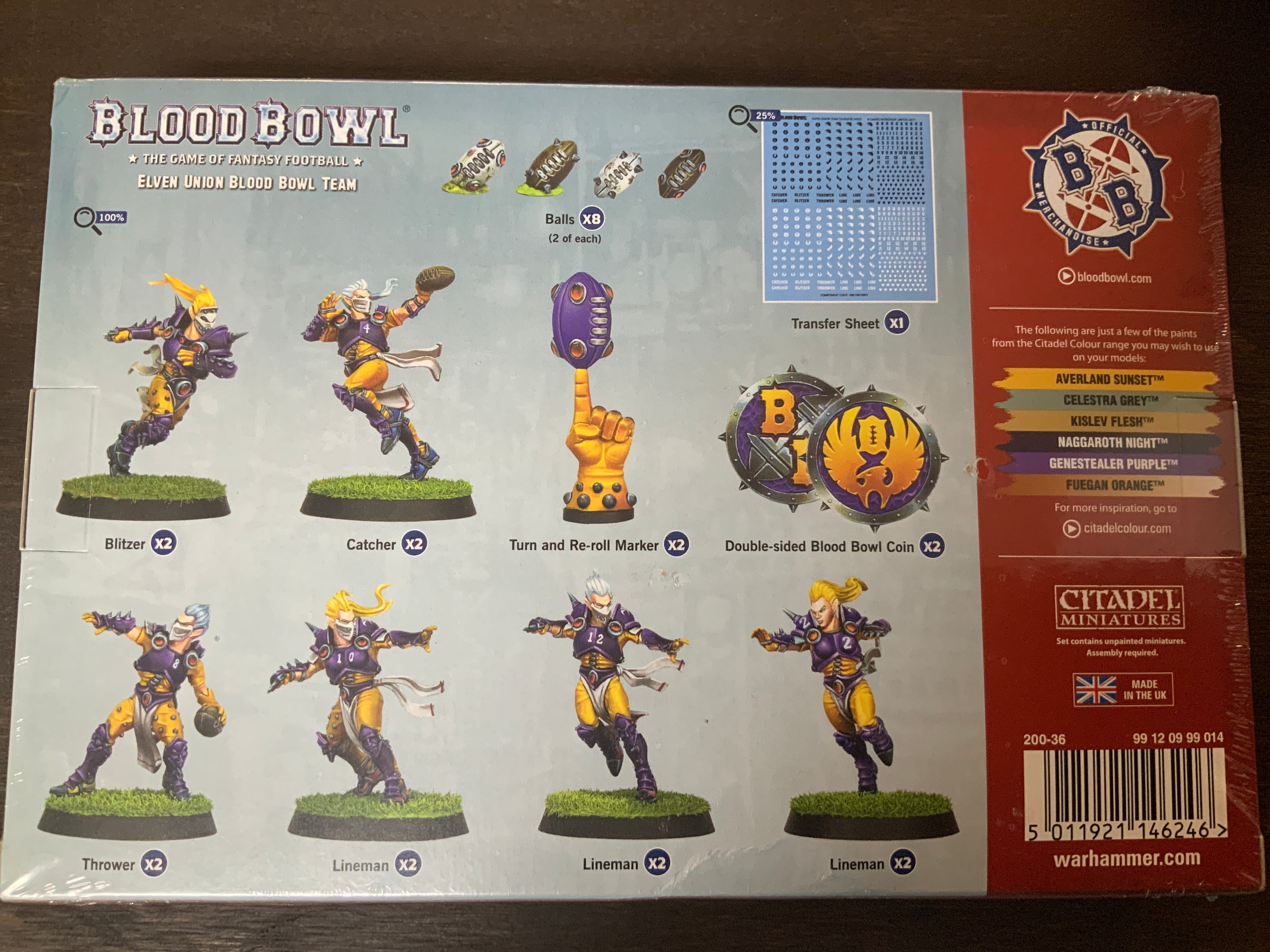 Blood Bowl Elven : Union Team “The Elfheim Eagles”