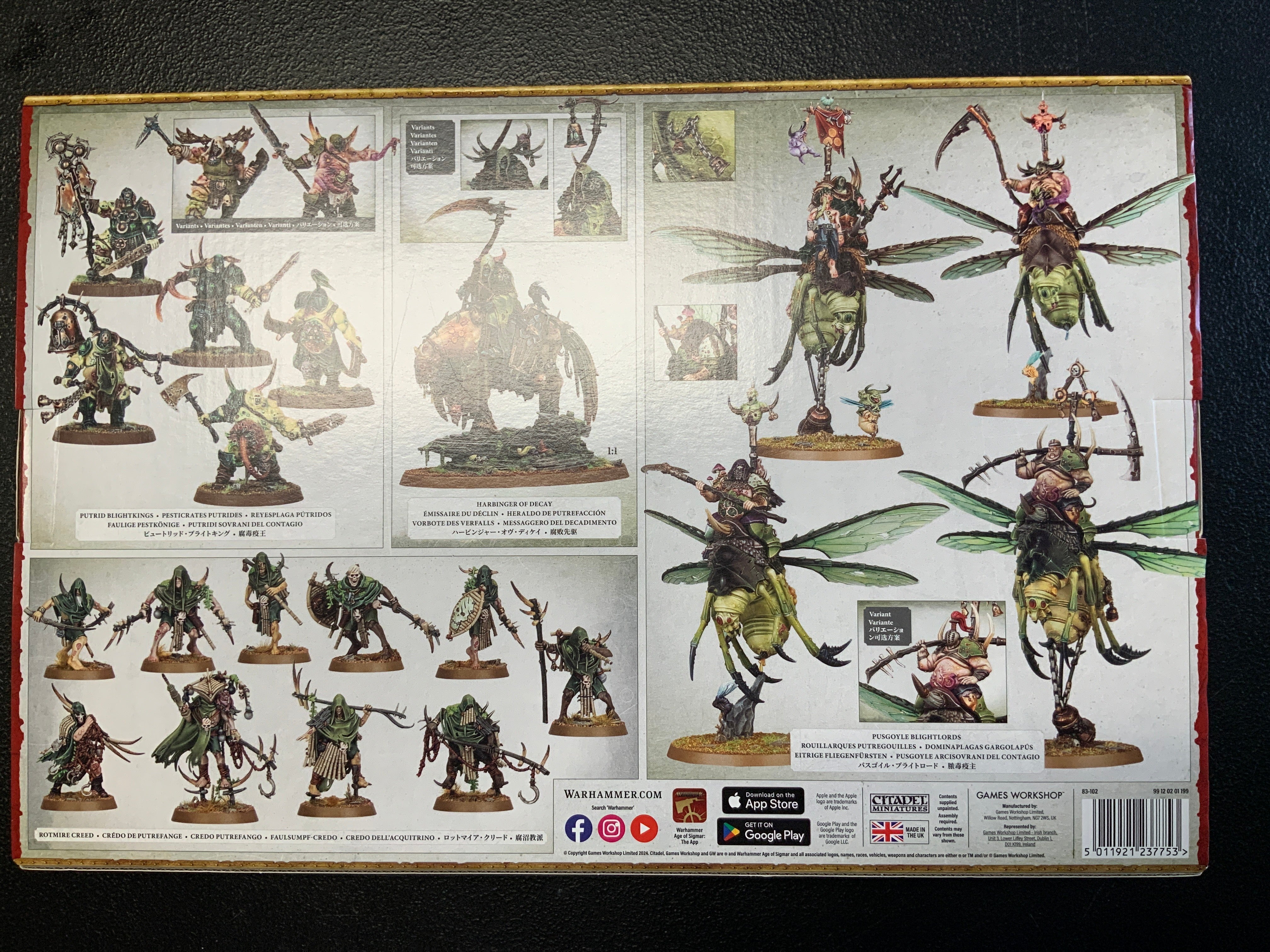 Maggotkin Of Nurgle : Shudderblight Cyst Battleforce