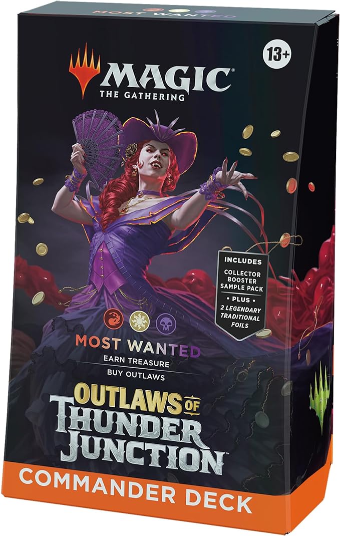 Magic: The Gathering Outlaws of Thunder Junction Commander Deck - Most Wanted